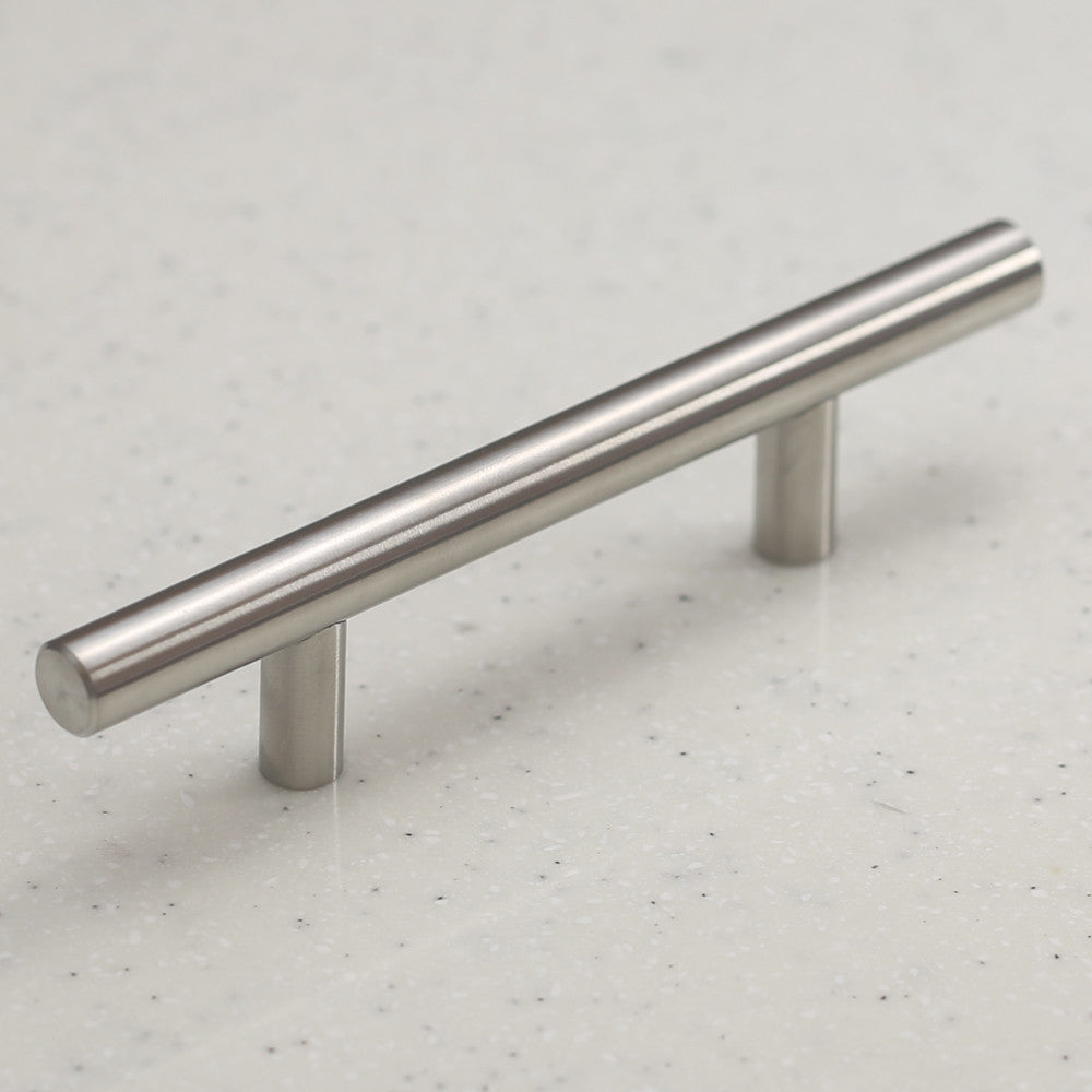 Euro Style Bar Handle Pull - 3" Hole Centers, 5-3/4"" Overall Length