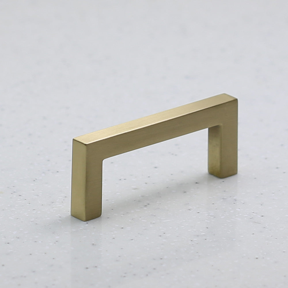 Ventoux Pull - Satin Brass - C/C 3"