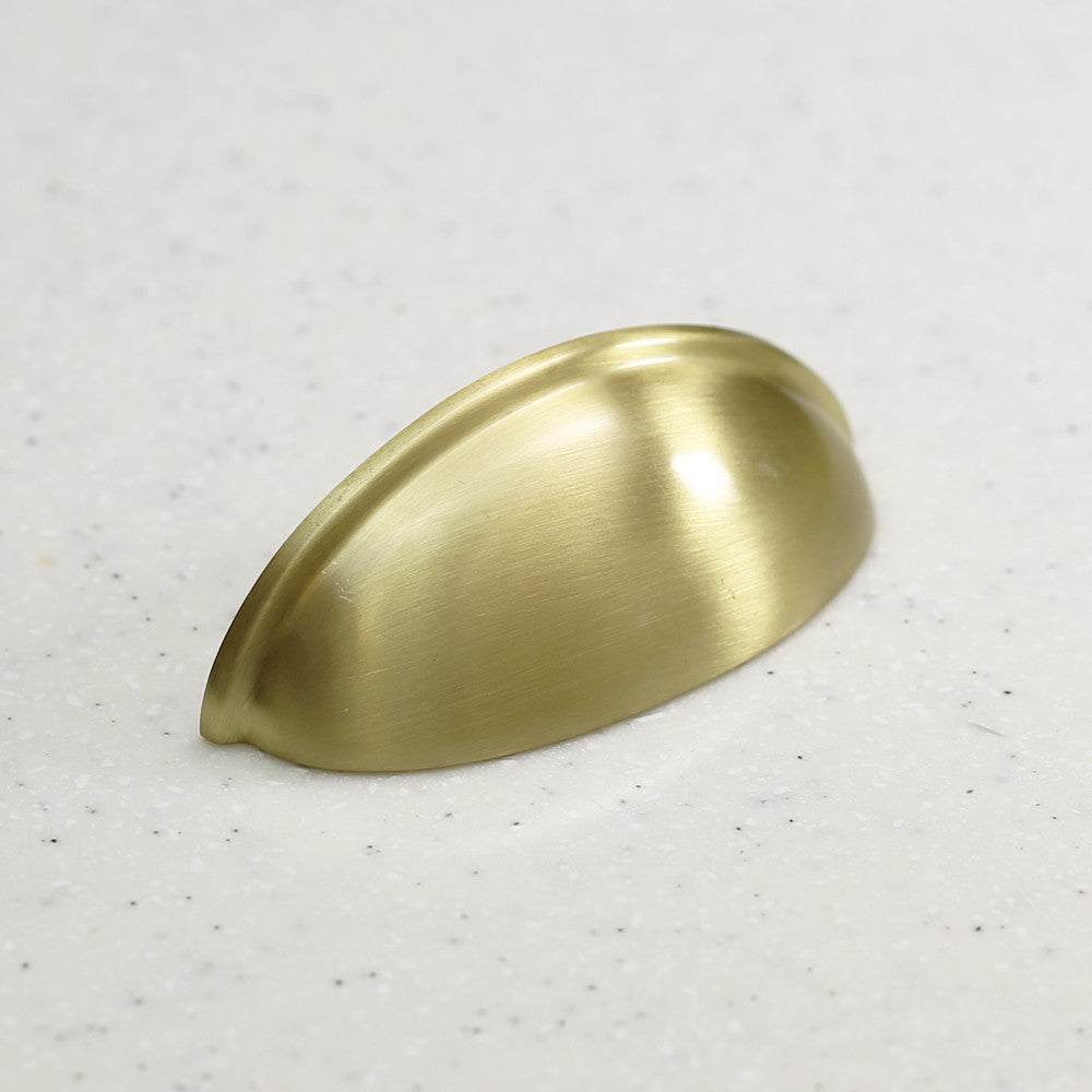 Satin Brass 3&quot; Cup Pull