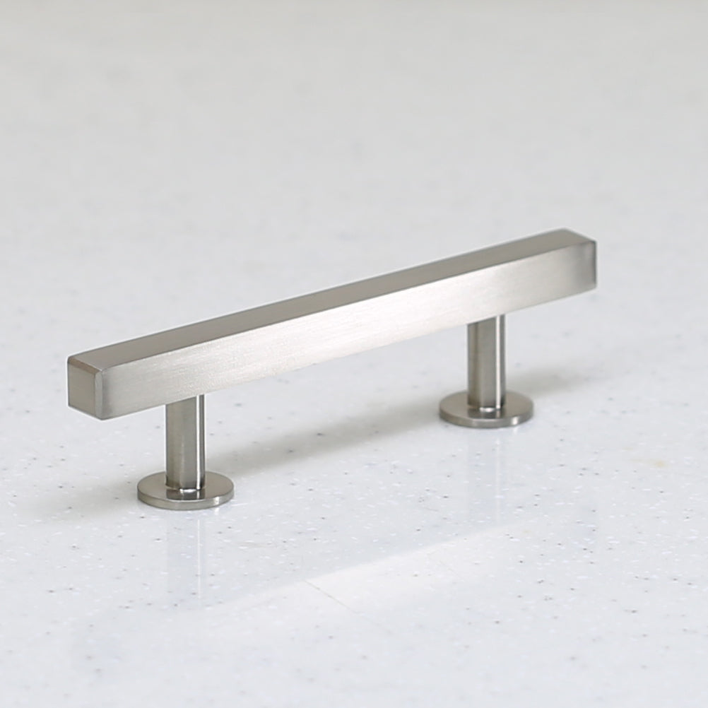 The Vouvant Collection Pull - 3&quot; Center to Center - Satin Nickel - Handle Pull Decorative Hardware