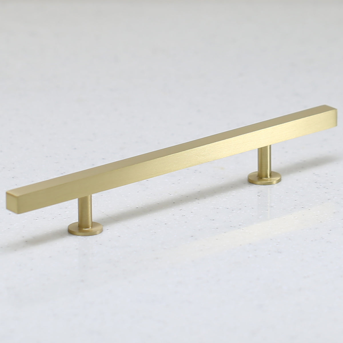 The Vouvant Collection Pull - 128mm Center to Center (5&quot;) - Satin Brass - Handle Pull Decorative Hardware