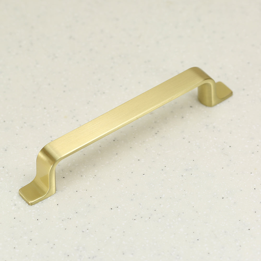 Porter Collection Pull - Satin Brass - C/C 128mm