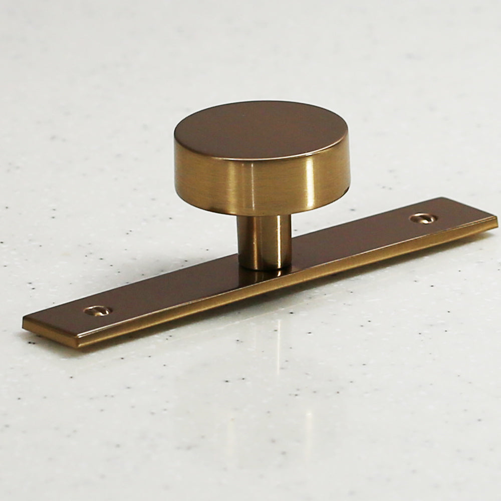 Champagne Cabinet Round Knob 1-1/2-inch Diameter 1-1/2-inch