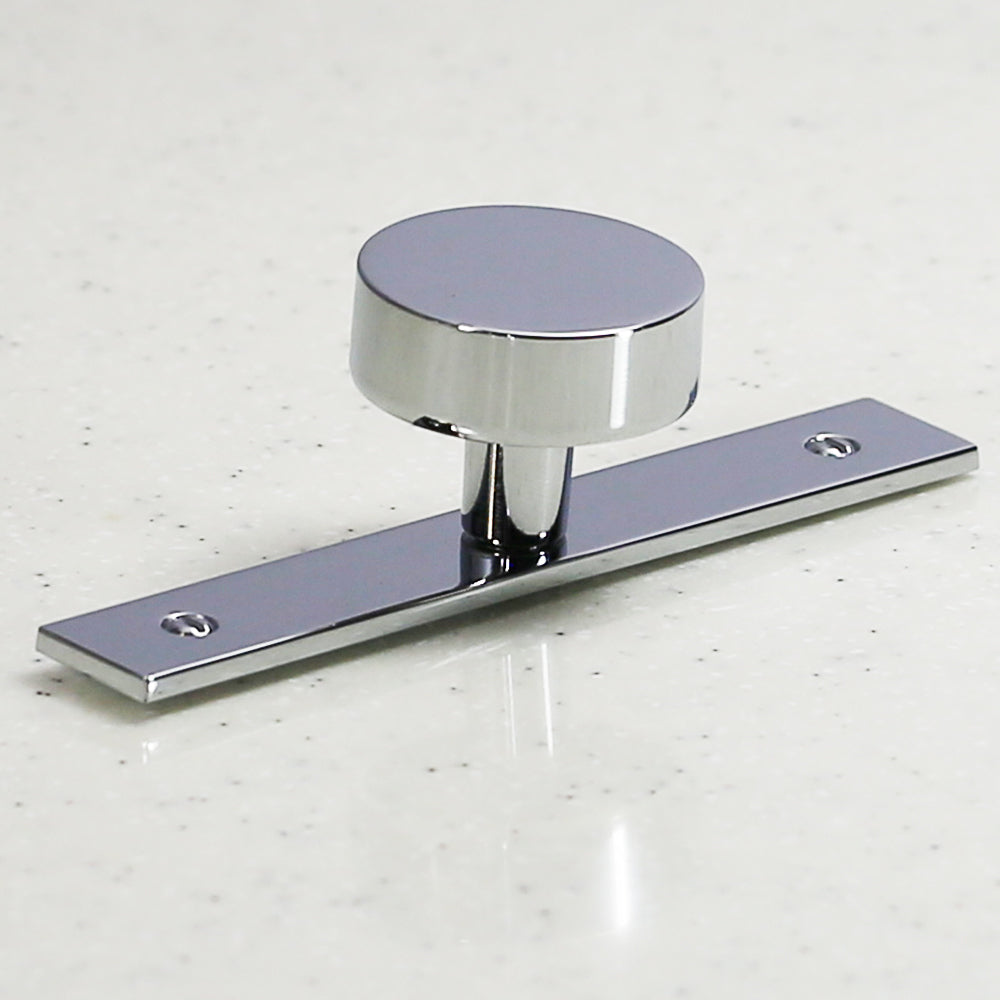 Polished Chrome Cabinet Round Knob 1-1/2-inch Diameter 1-1/2-inch