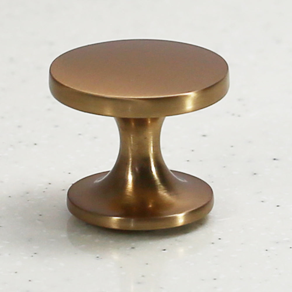 Champagne Cabinet Round Knob 1-3/4-inch Diameter 1-3/4-inch Diameter