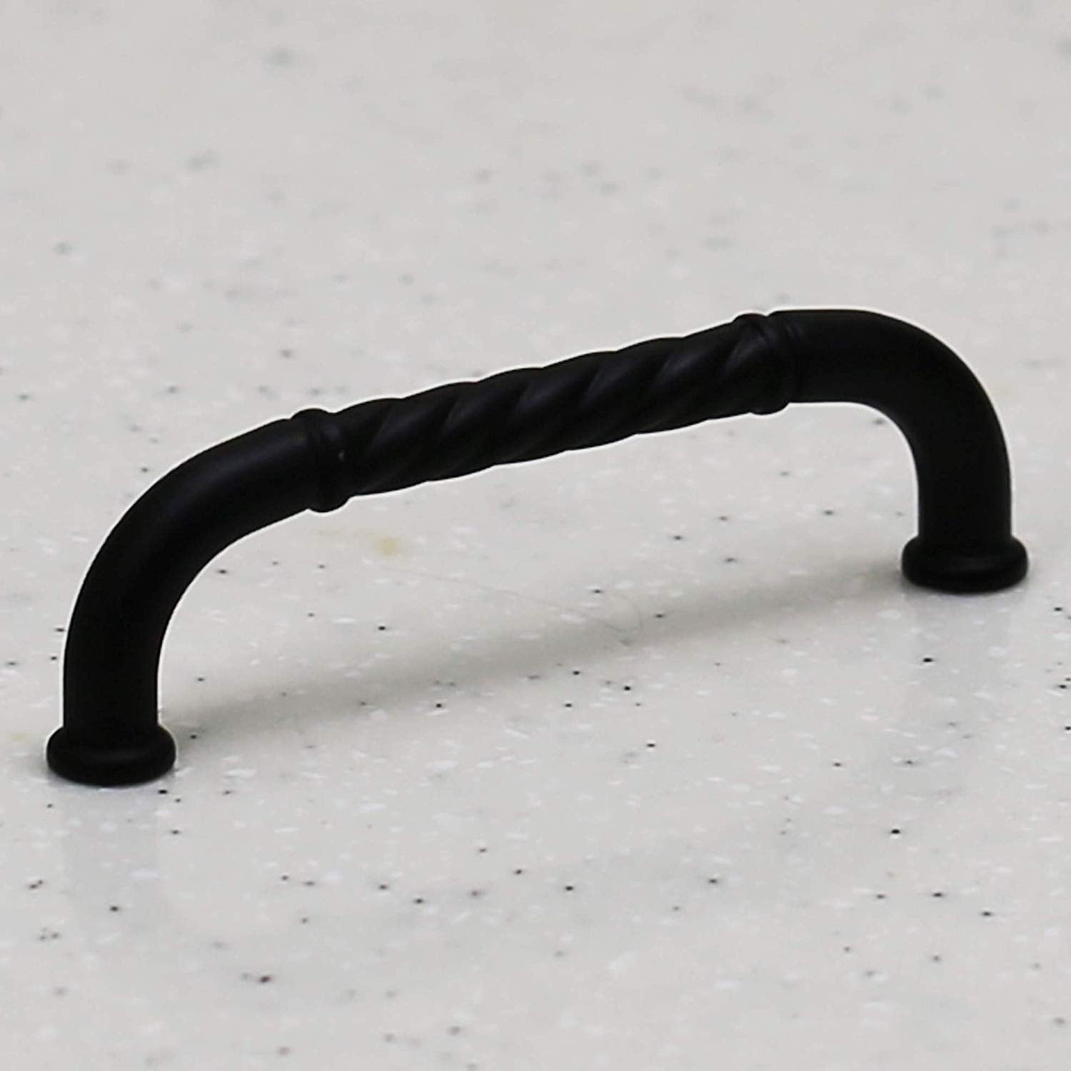 Matte Black Pull - 3" Inch Hole Centers, 3-3/4" Inch Overall Length