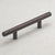Oil Rubbed Bronze Cabinet Hardware Euro Style Bar Handle Pull - 3" Hole Centers, 5-3/4"" Overall Length