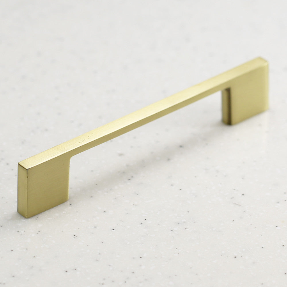 Bibury Pull - Satin Brass - C/C 128mm