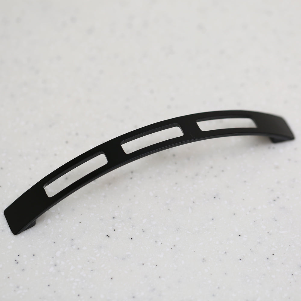 Matte Black Pull - 128MM Hole Centers, 5-3/4" Inch Overall Length